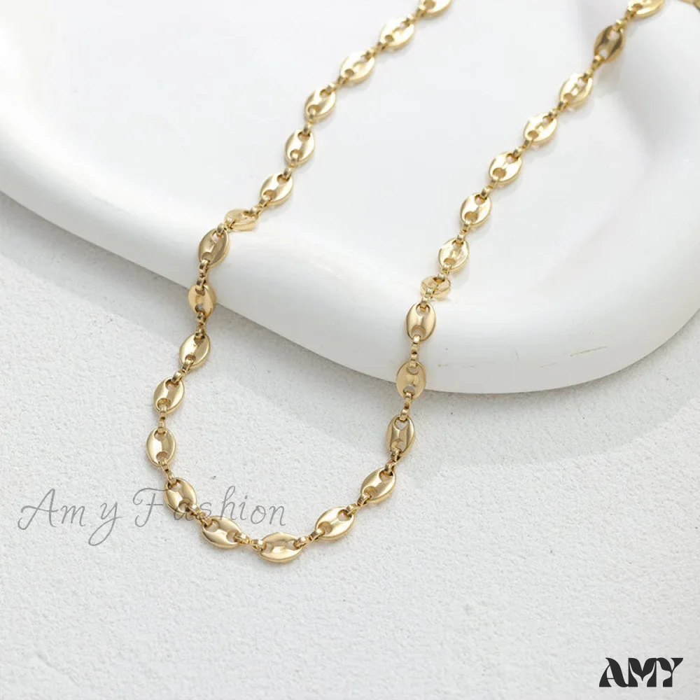Retro Style Hollow Hot Circle Chain Necklace - Image 7