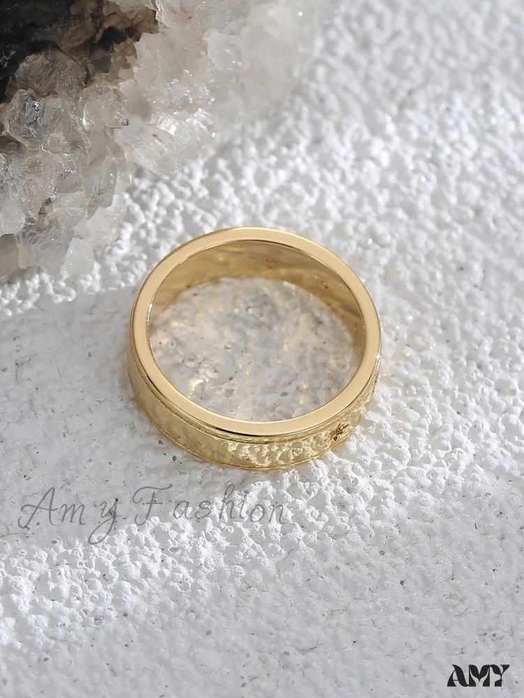 Amy Fashion - 1pc Cubic Zirconia Decor Ring - Image 3