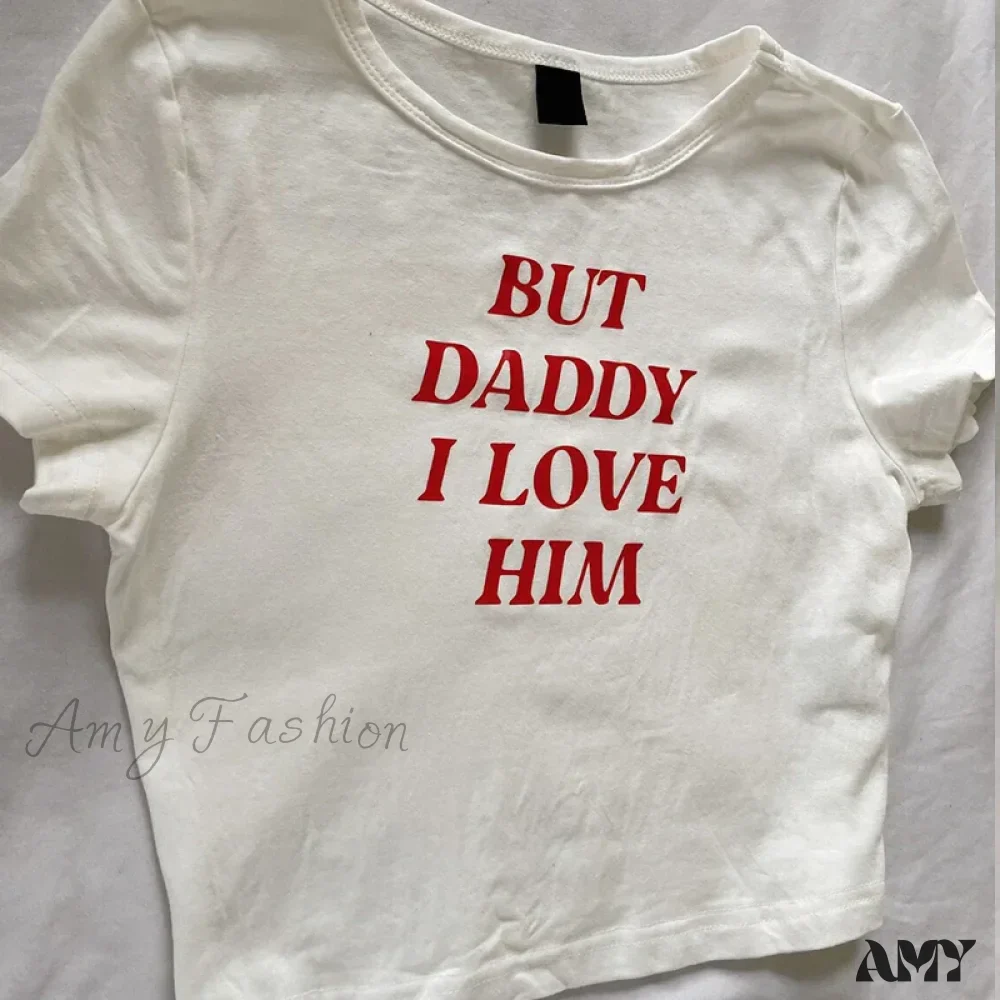 Sexy Letter Graphic Y2K Slim Stitch Fashion Crop Top - Image 2