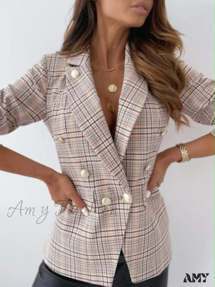 Amy Fashion - Long Sleeve Casual Female Elegant Office Blazers - Image 5