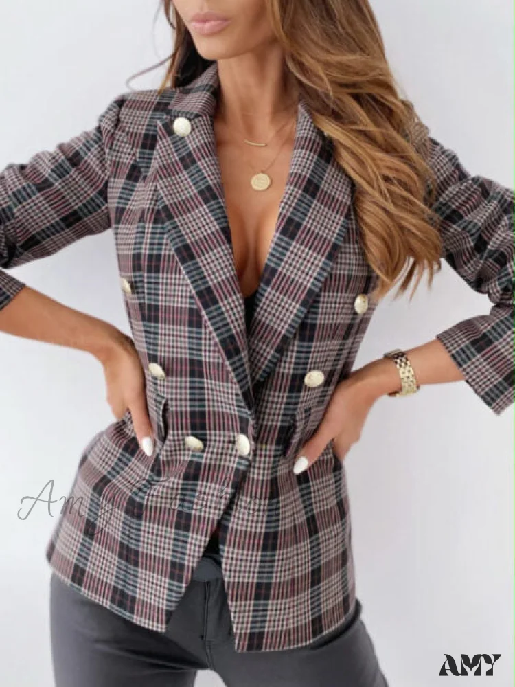 Amy Fashion - Long Sleeve Casual Female Elegant Office Blazers - Image 7