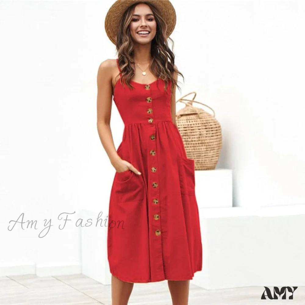 Amy Fashion - Cute Holiday Long Floral Print Midi Dresses - Image 23