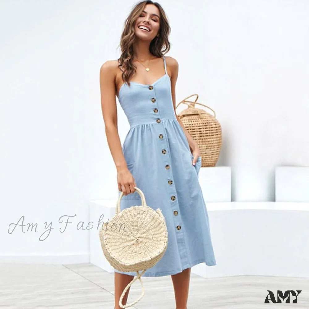 Amy Fashion - Cute Holiday Long Floral Print Midi Dresses - Image 3