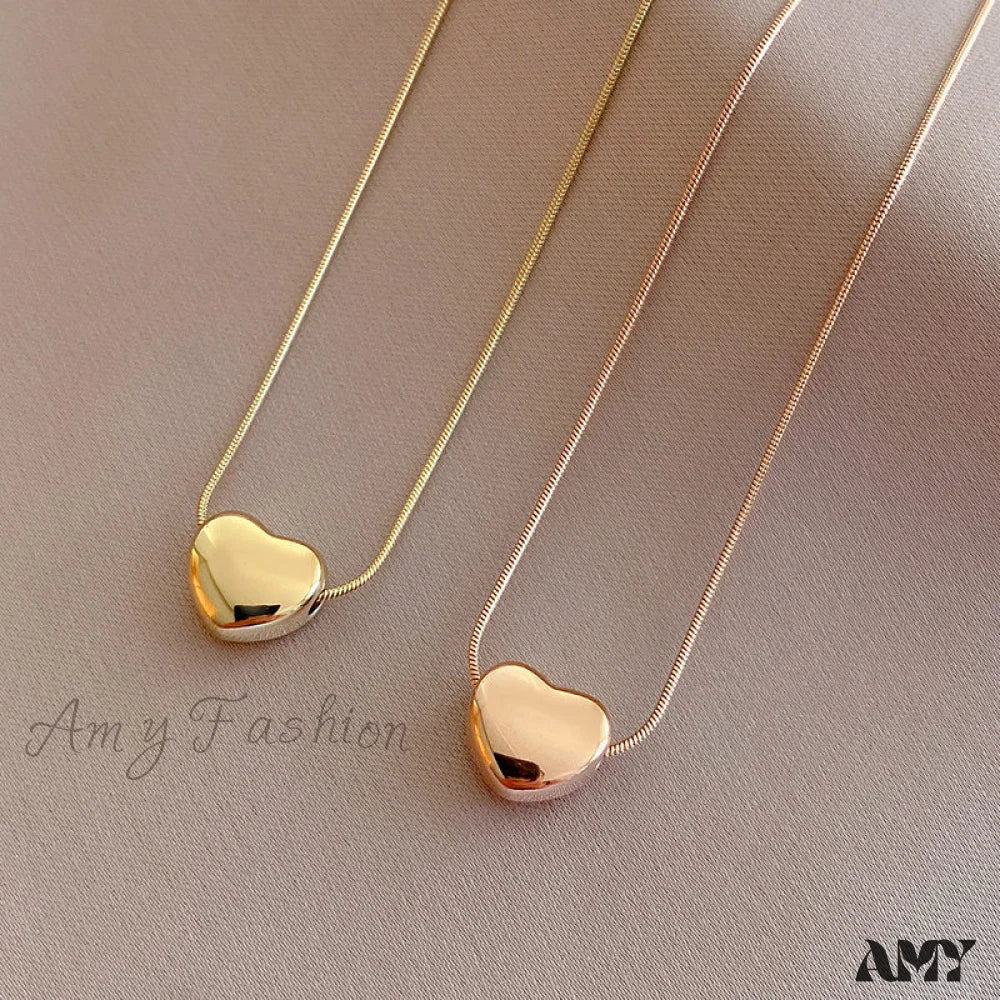Romantic Mini Heart Pendant Necklaces - Image 2