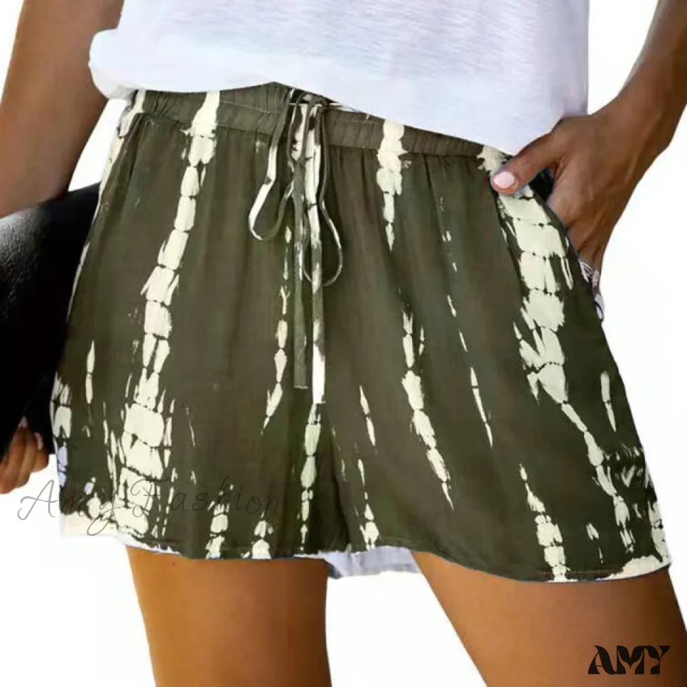 Amy Fashion - New Tie Dye Print Shorts - Image 3