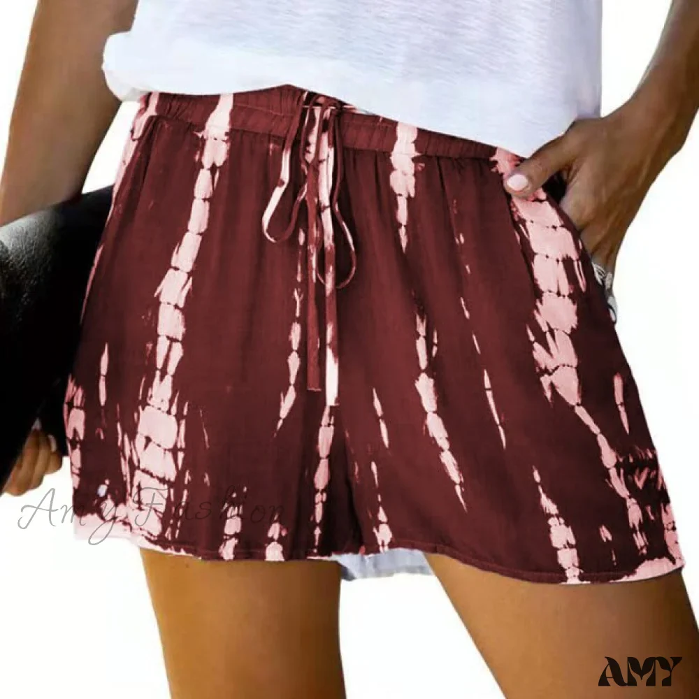 Amy Fashion - New Tie Dye Print Shorts - Image 4