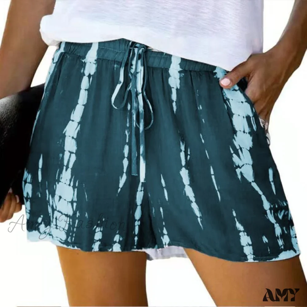 Amy Fashion - New Tie Dye Print Shorts - Image 5