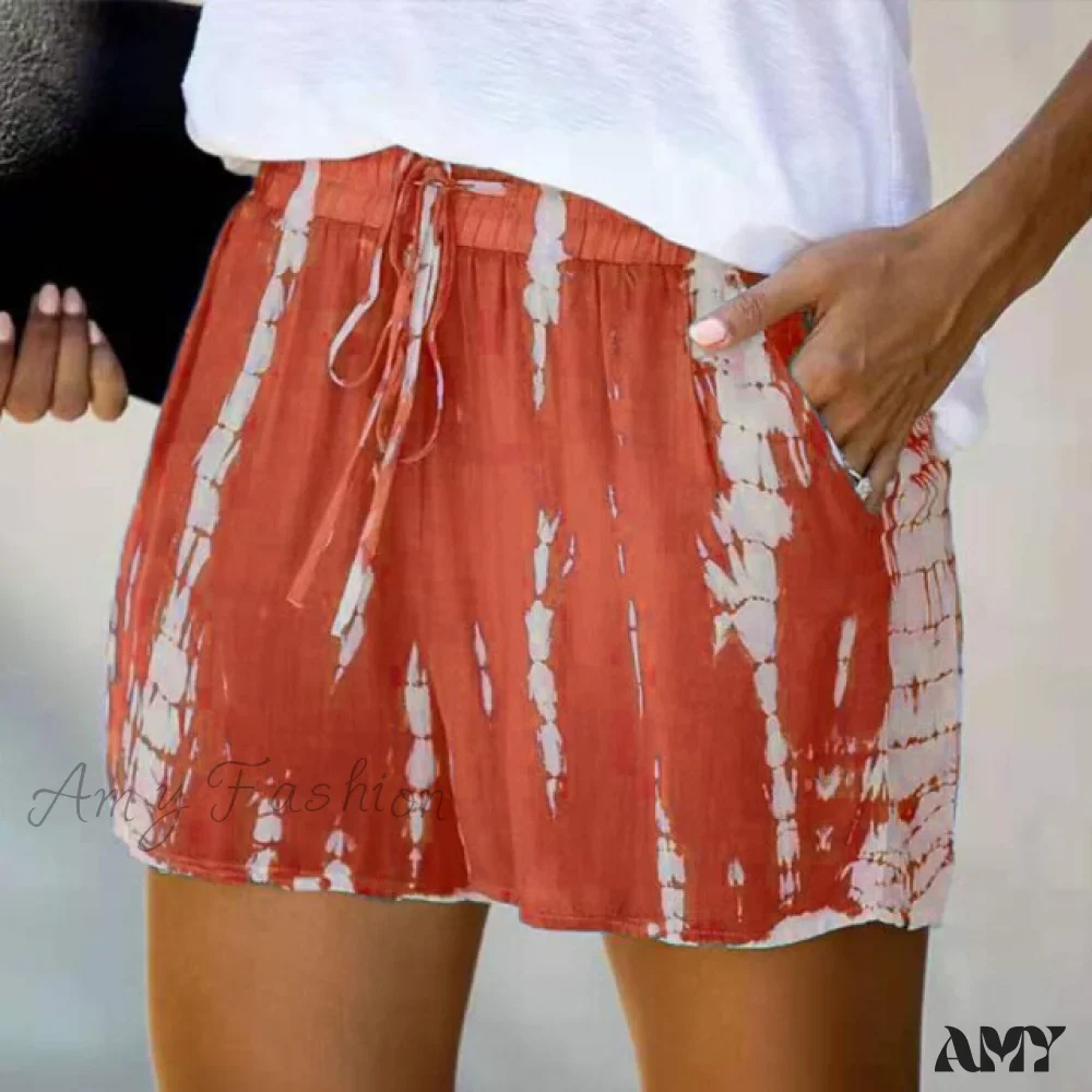 Amy Fashion - New Tie Dye Print Shorts - Image 8