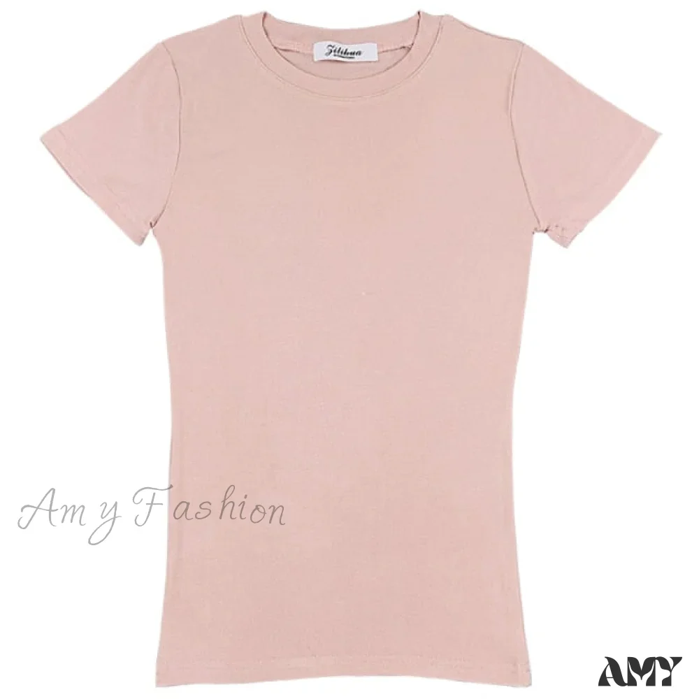 Amy Fashion - Simple Fashion Girls Tops Tee - Image 3