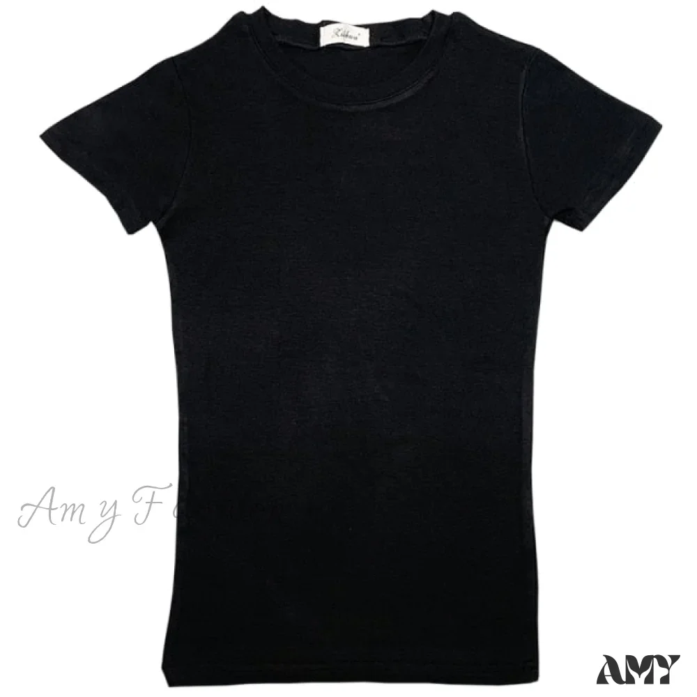 Amy Fashion - Simple Fashion Girls Tops Tee - Image 6