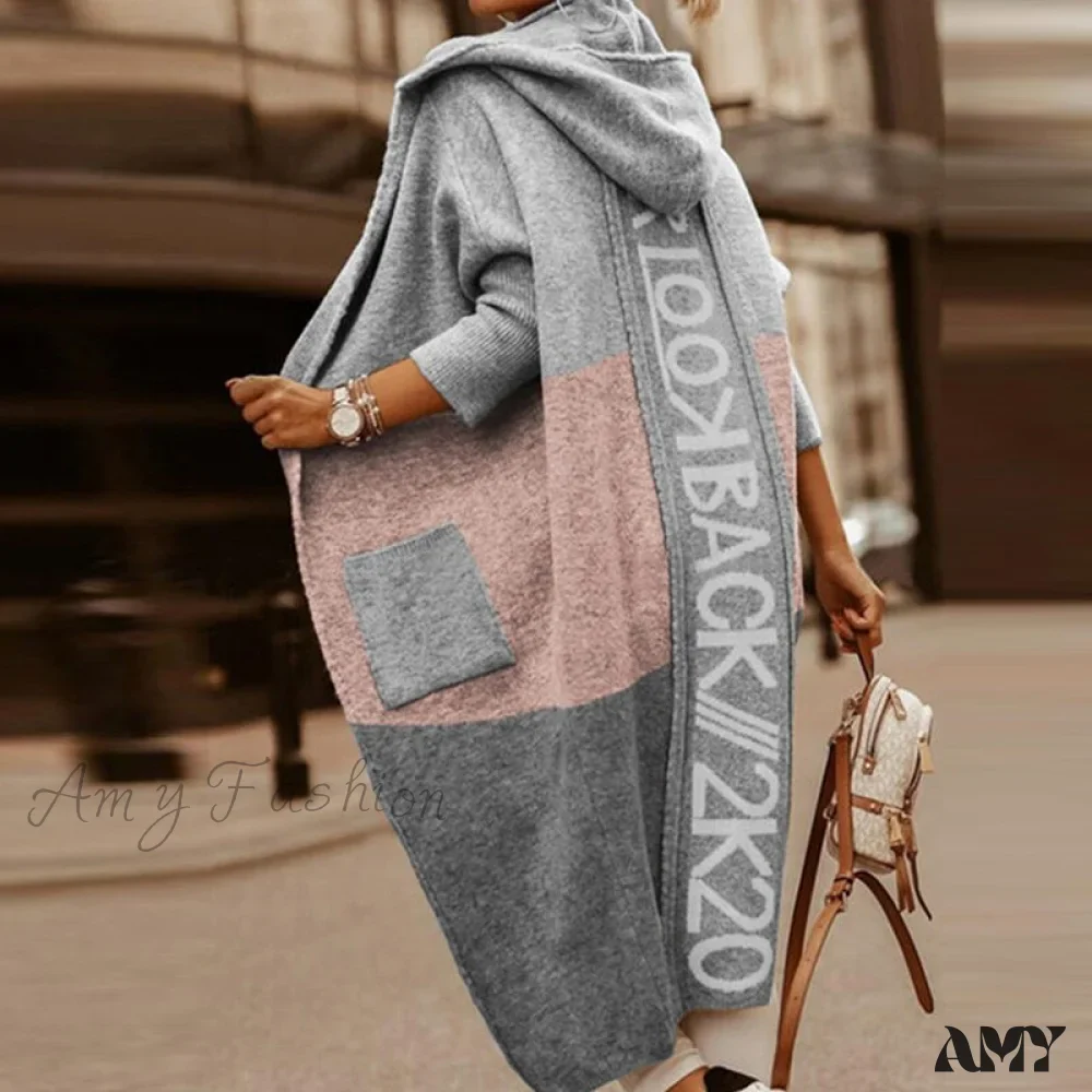 Amy Fashion - Loose Long Knit Cardigan Coats - Image 12
