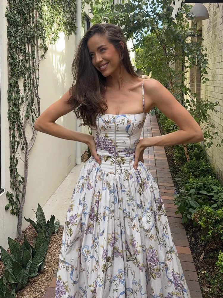 3D Flower Backless Mini Floral Dress - Image 4