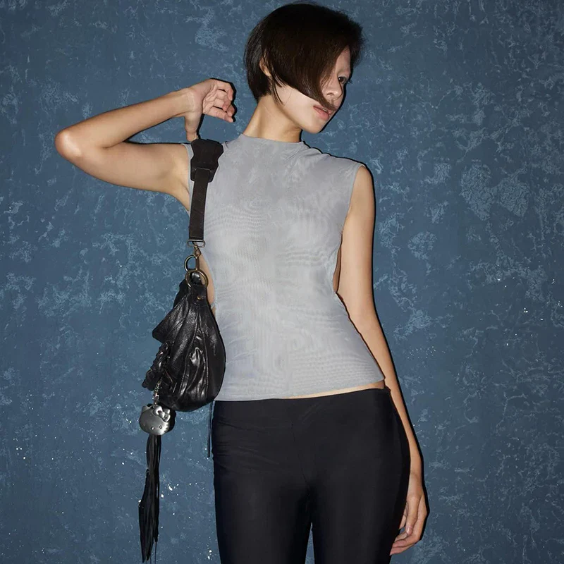 3D Flower Off-Shoulder Knit Top - Image 3
