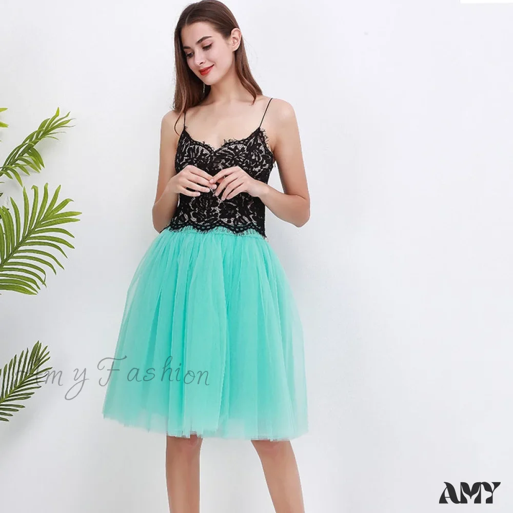 Amy Fashion - Princess Midi Tulle Skirt - Image 27