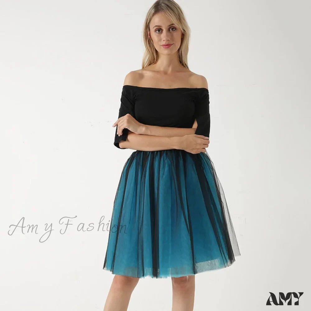 Amy Fashion - Princess Midi Tulle Skirt - Image 9