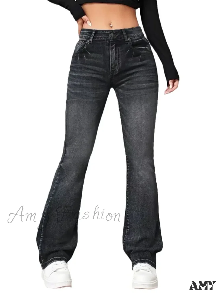 Amy Fashion - 2024 Fall Fashion Stretch Denim High Waist Casual For Women Female Clothing S-2XL Drop Shipping Jean - Image 4
