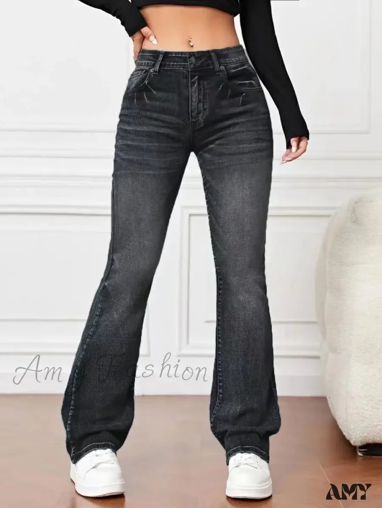 Amy Fashion - 2024 Fall Fashion Stretch Denim High Waist Casual For Women Female Clothing S-2XL Drop Shipping Jean - Image 7