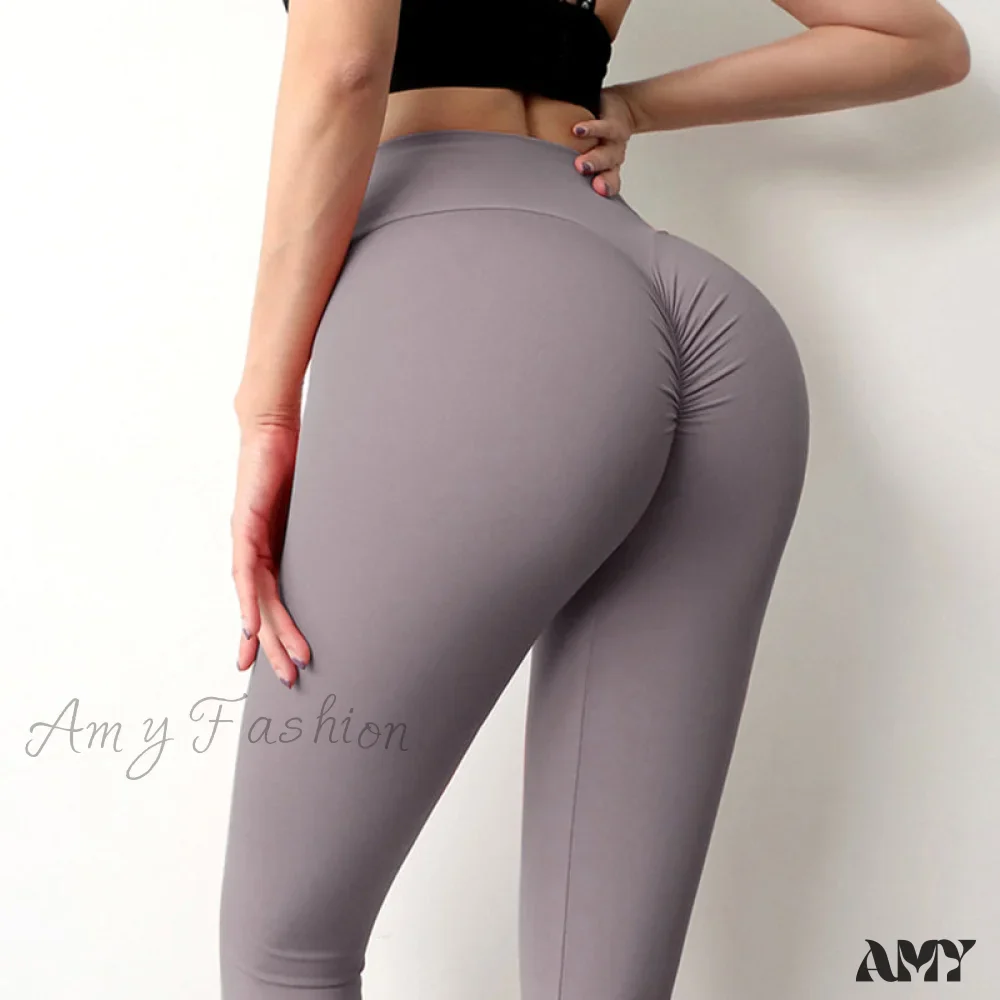 Amy Fashion - Fitness Ladies Sexy Bubble Butt Leggings - Image 9