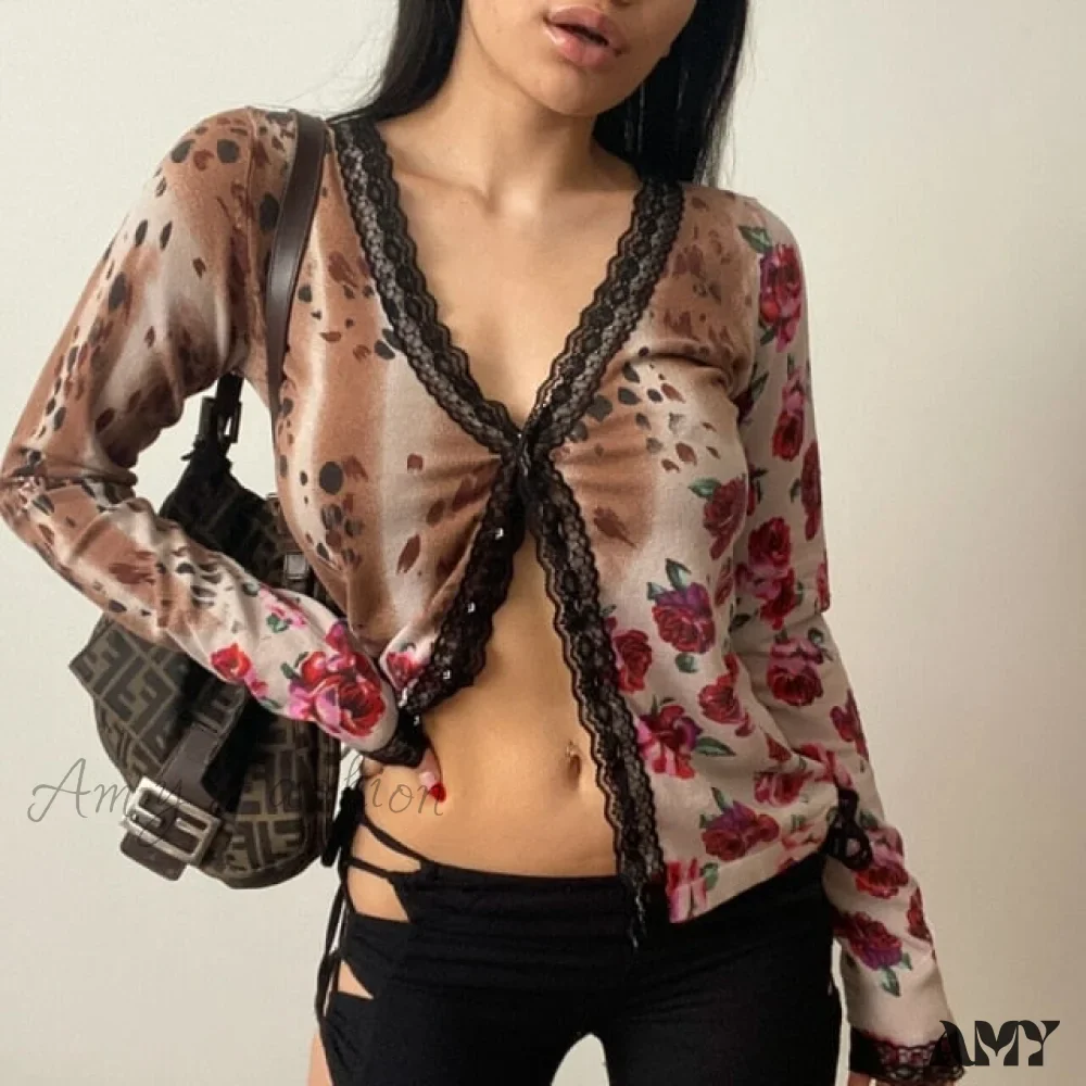 Amy Fashion - Long Sleeve Slim Fit Pullovers Tees - Image 20