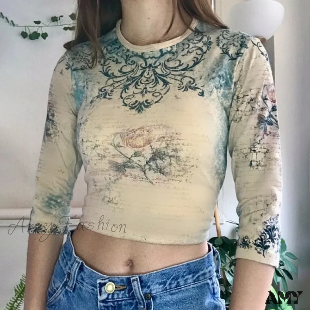 Amy Fashion - Long Sleeve Slim Fit Pullovers Tees - Image 22
