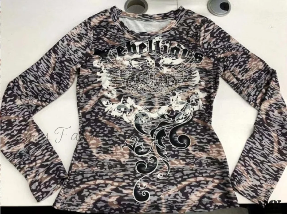 Amy Fashion - Long Sleeve Slim Fit Pullovers Tees - Image 4