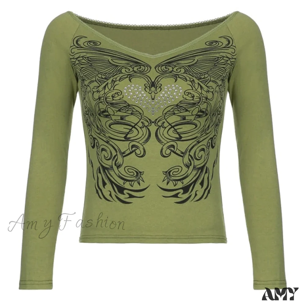 Amy Fashion - Long Sleeve Slim Fit Pullovers Tees - Image 6