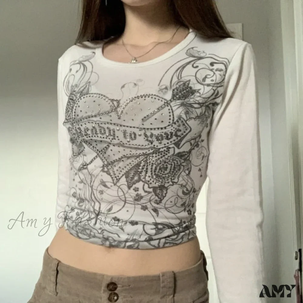Amy Fashion - Long Sleeve Slim Fit Pullovers Tees - Image 8
