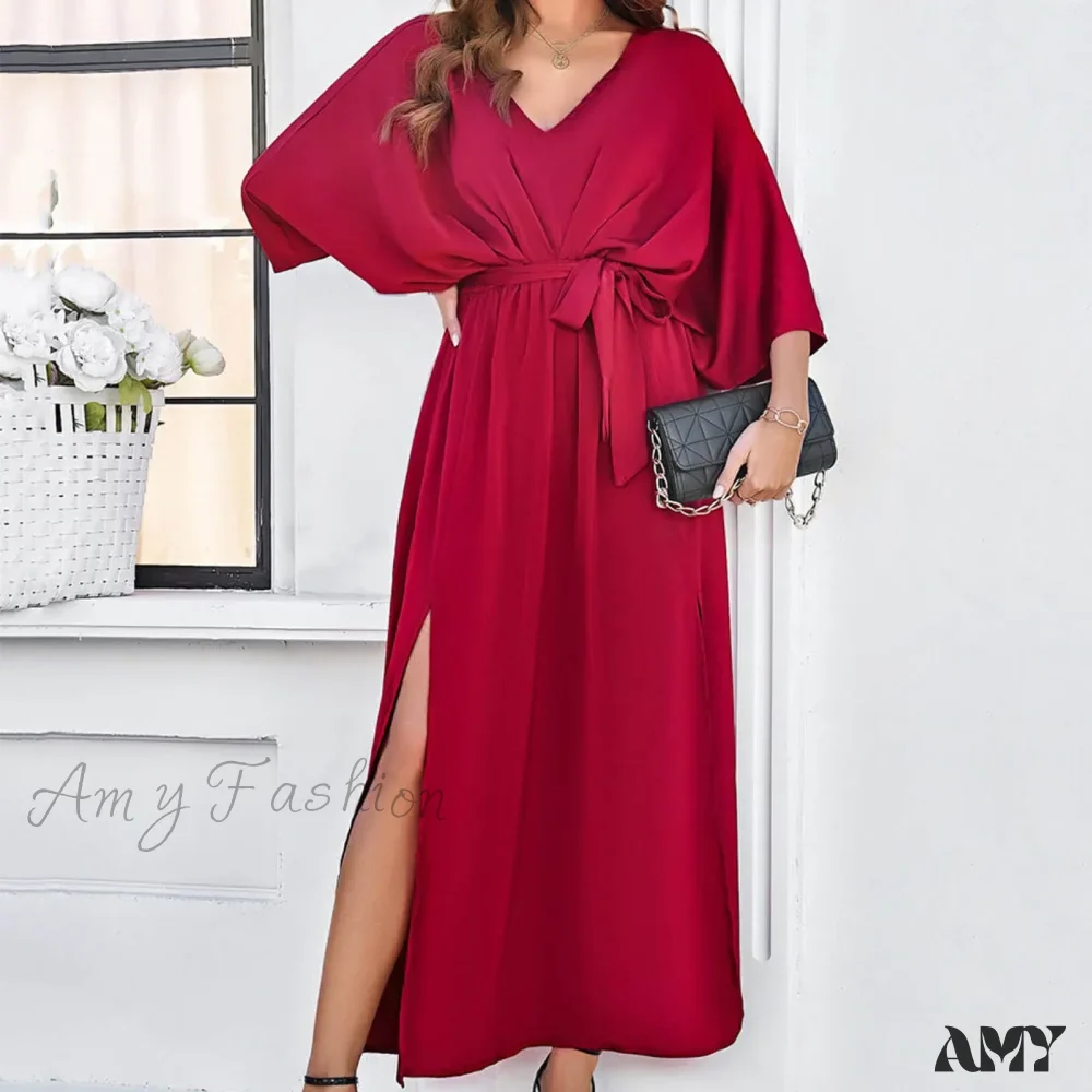 Autumn Winter Elegant Velvet Maxi Long Sleeve Pleated High Waist Female Casual Slim Fit Long Dress - Image 7