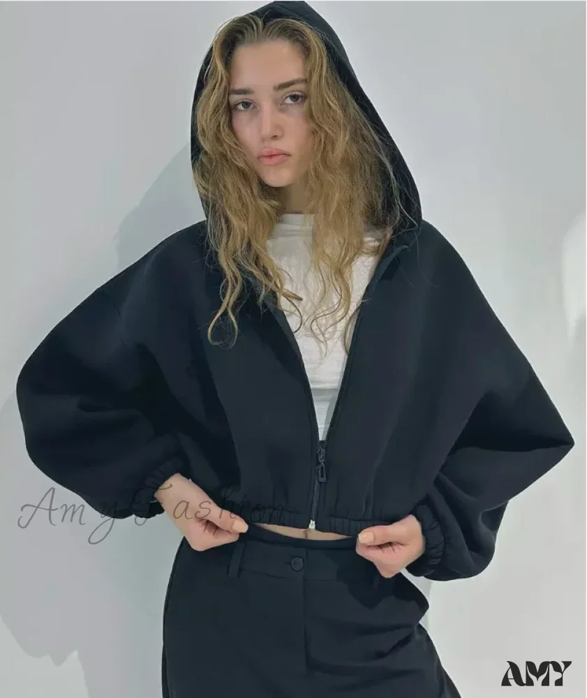 Autumn Y2K Retro Gothic Oversized Darkly Cozy Comfortable Hoodies - Image 2