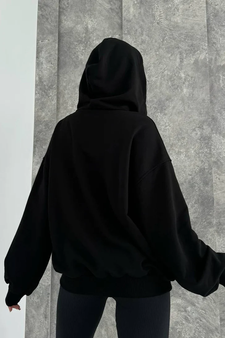 Bad Girl Style Nude Print Zipped Hoodie - Image 8