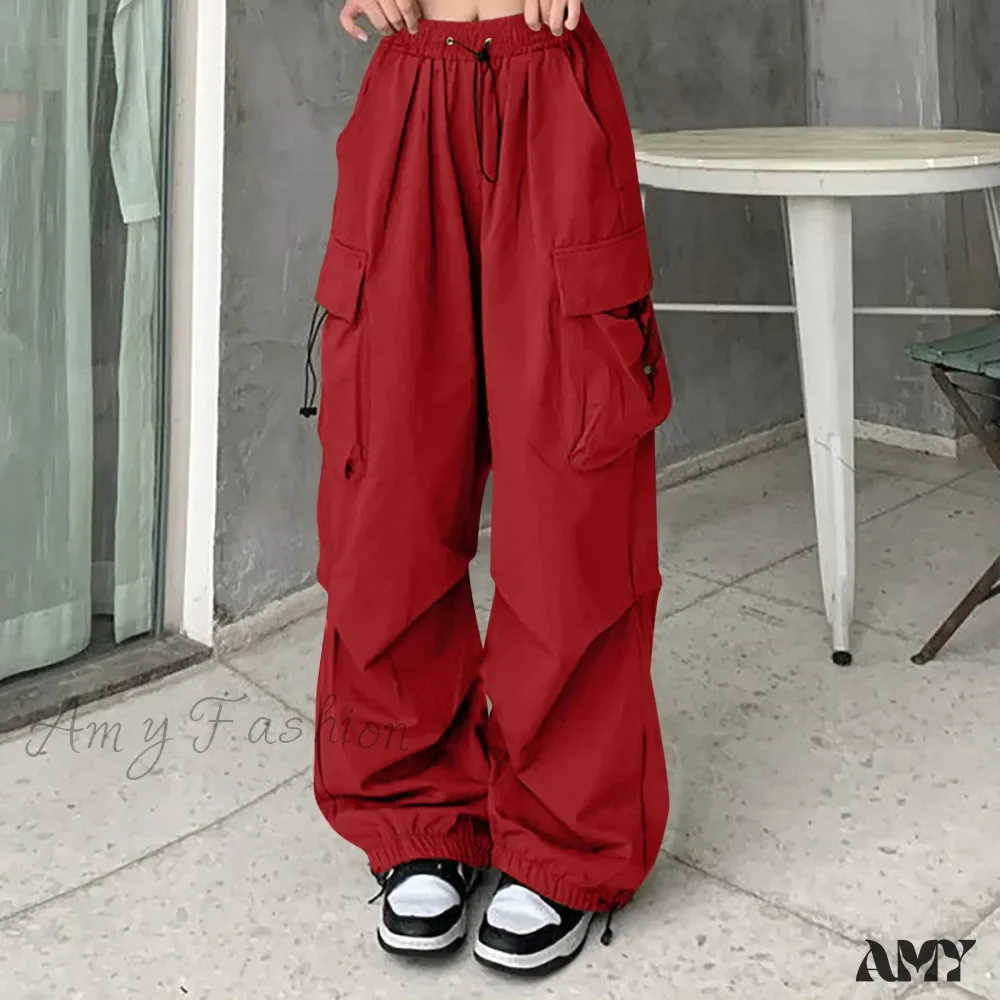 Baggy Wide Leg Korean Oversize Sweat Streetwear Pants - Image 10