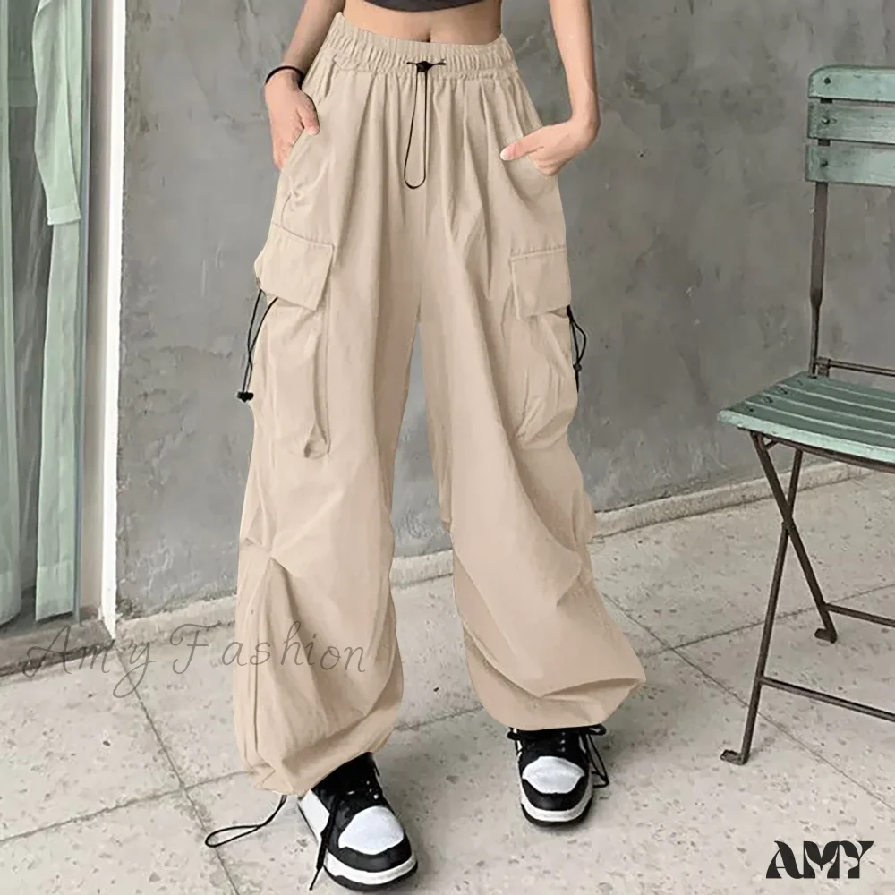 Baggy Wide Leg Korean Oversize Sweat Streetwear Pants - Image 3
