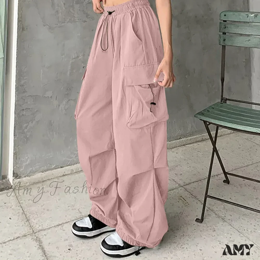 Baggy Wide Leg Korean Oversize Sweat Streetwear Pants - Image 4