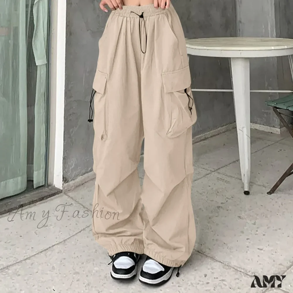 Baggy Wide Leg Korean Oversize Sweat Streetwear Pants - Image 6