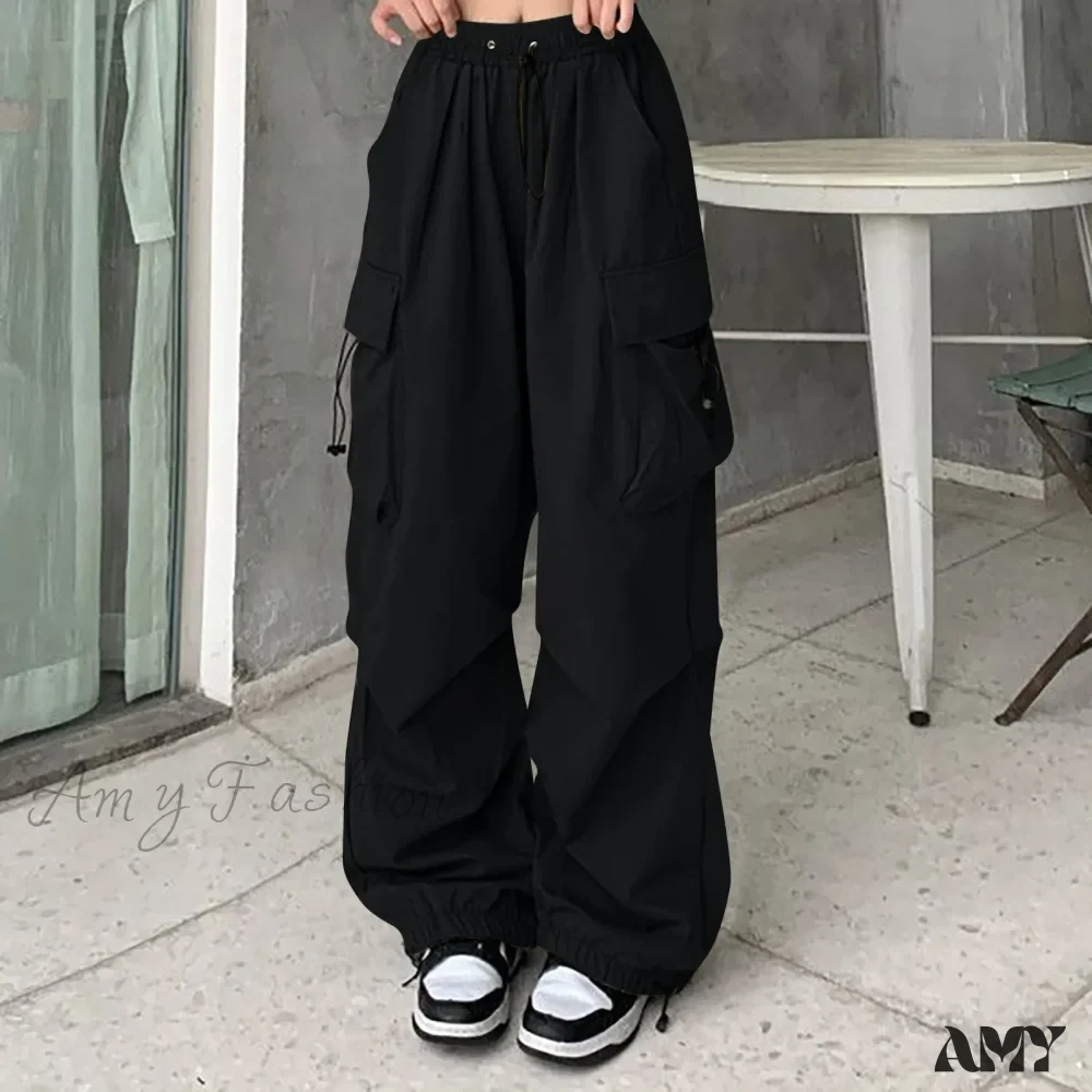 Baggy Wide Leg Korean Oversize Sweat Streetwear Pants - Image 7