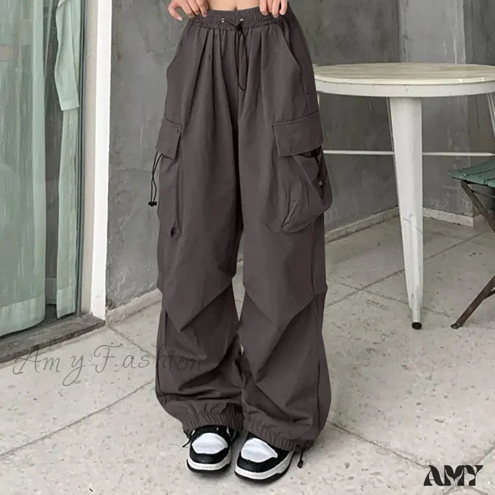 Baggy Wide Leg Korean Oversize Sweat Streetwear Pants - Image 8