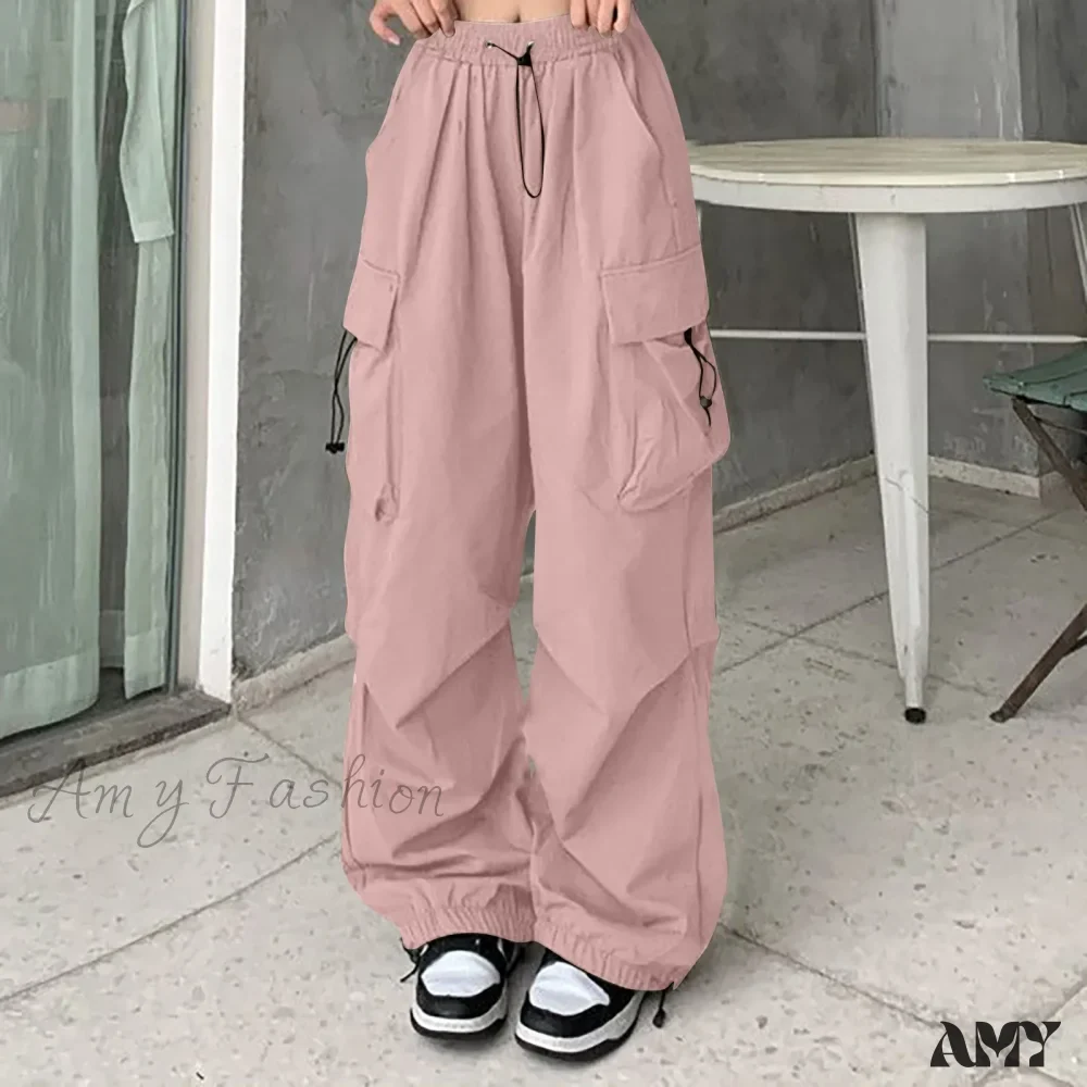Baggy Wide Leg Korean Oversize Sweat Streetwear Pants - Image 9