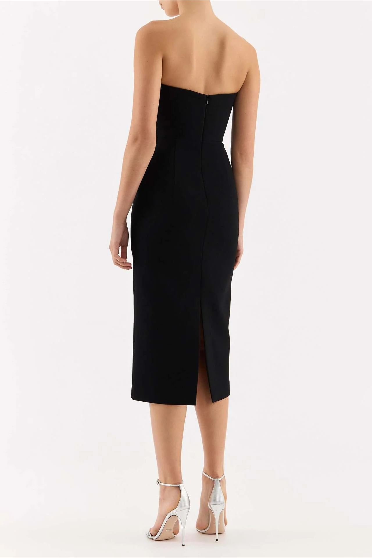 Bandage Rhinestone Strapless Luxury Party Dress - Image 3