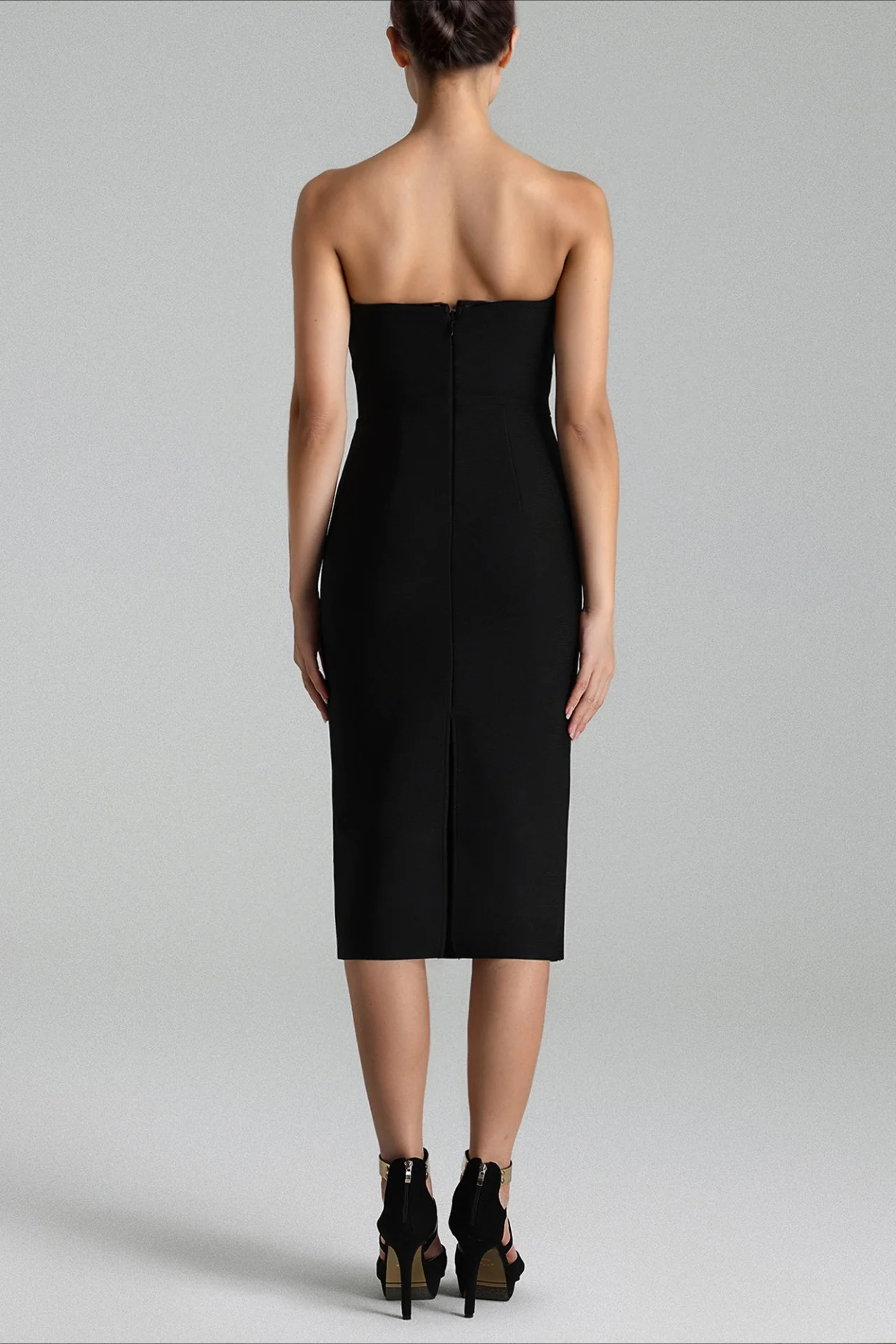 Bandage Rhinestone Strapless Luxury Party Dress - Image 6