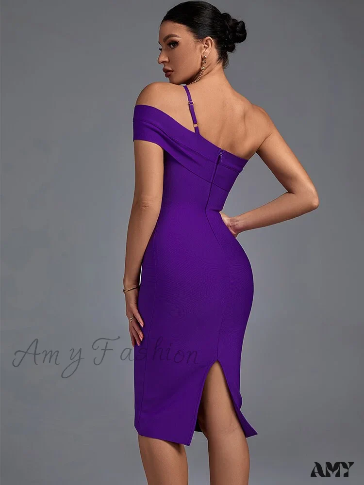 Amy Fashion - Bodycon Elegant Sexy Cut Out Evening Party Dress - Image 4
