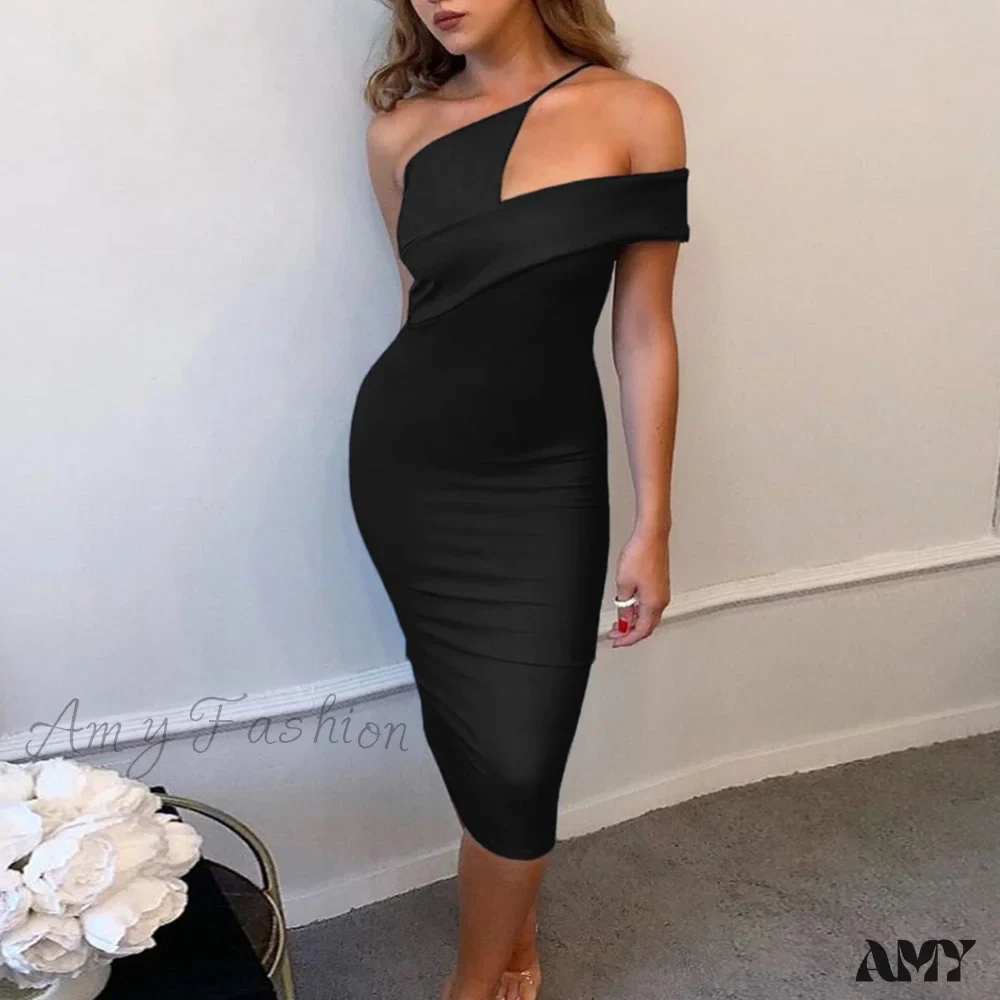 Amy Fashion - Bodycon Elegant Sexy Cut Out Evening Party Dress - Image 8