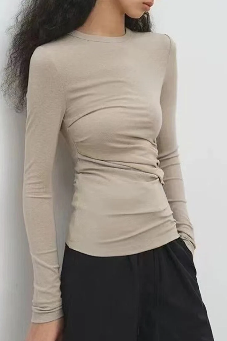 Cashmere Solid Slim Basic Versatile Base Layer - Image 3
