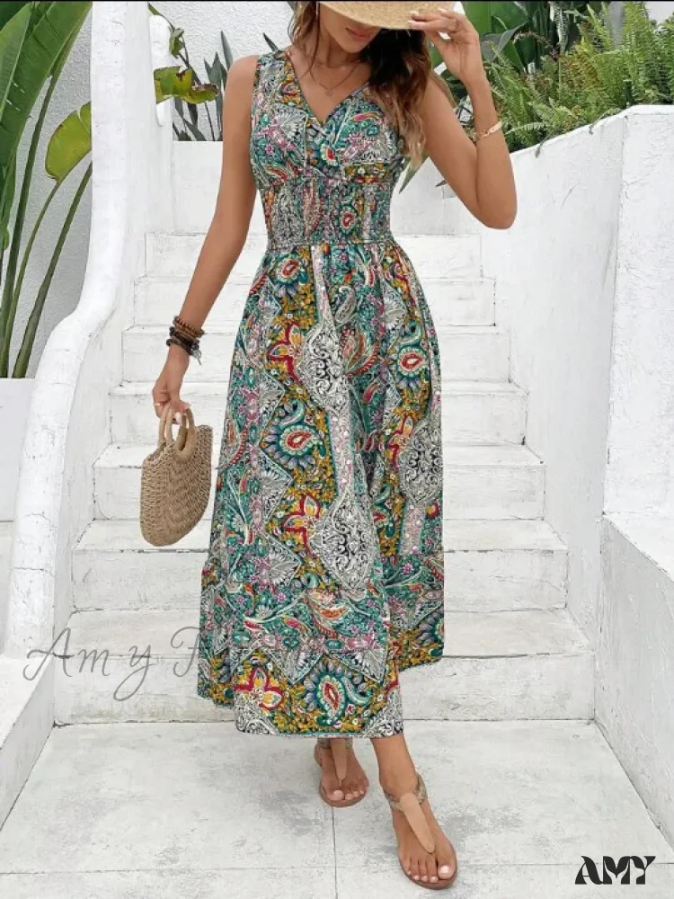Amy Fashion - Casual Holiday Female Fashion Summer Boho Dress - Image 10