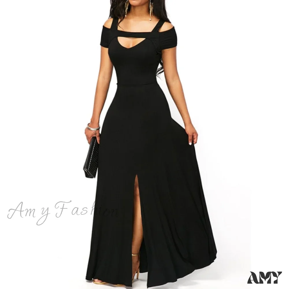 Amy Fashion - Casual Long Maxi Evening Party Long Dress - Image 3