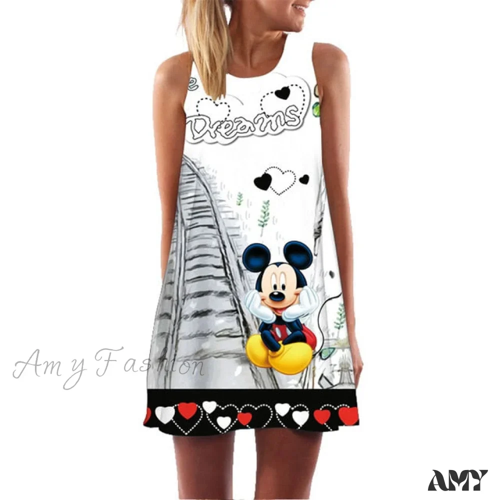 Amy Fashion - Loose Floral Print Plus Size Clothing Dress - Image 24