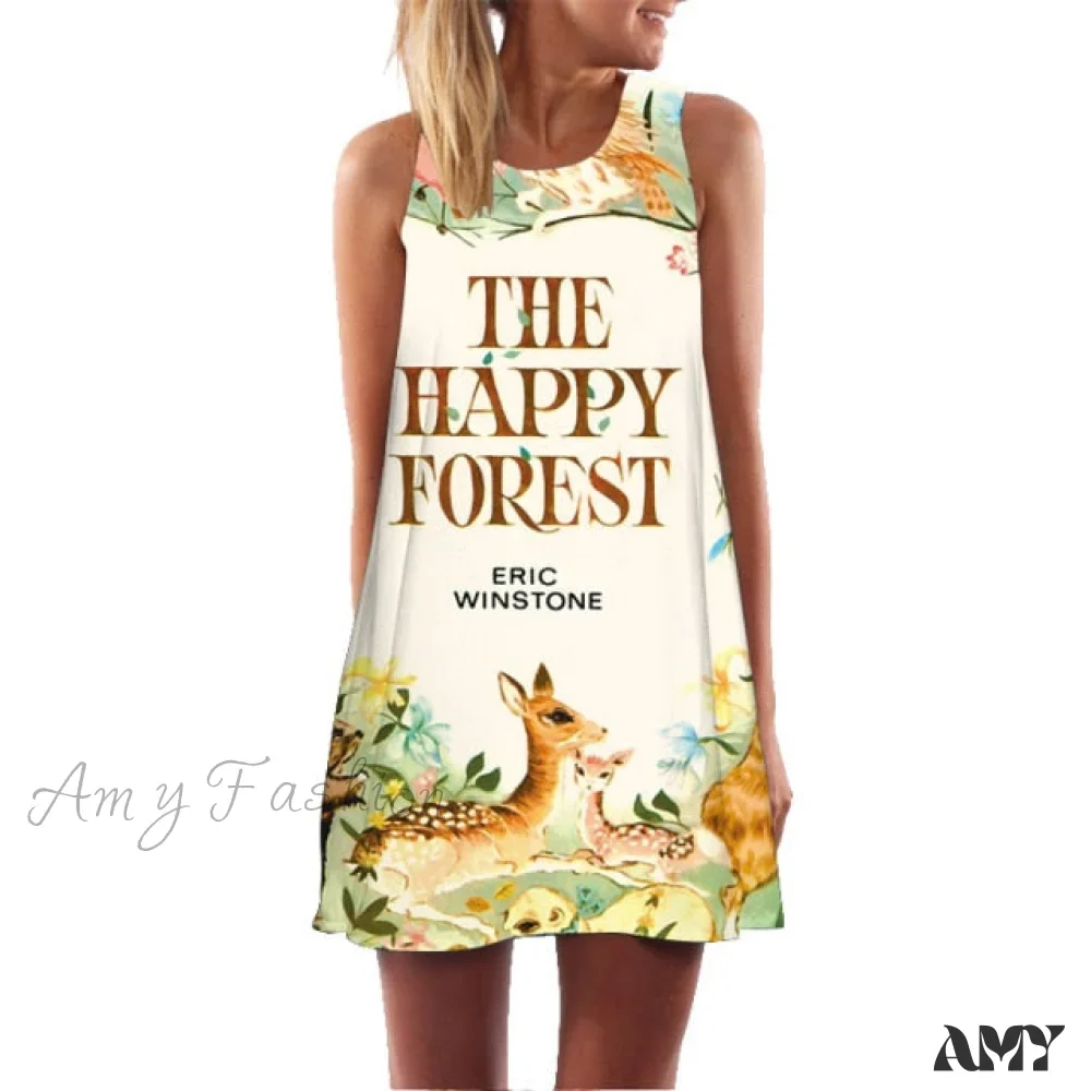 Amy Fashion - Loose Floral Print Plus Size Clothing Dress - Image 25