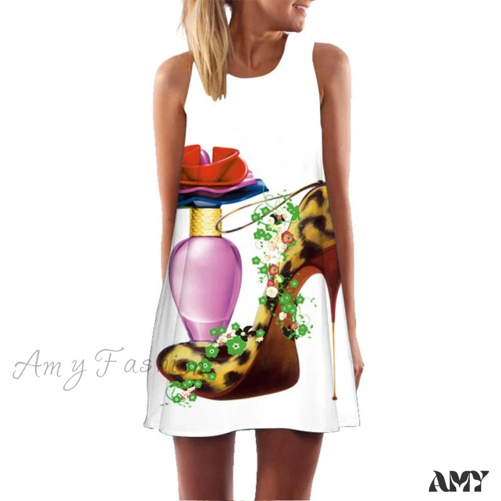 Amy Fashion - Loose Floral Print Plus Size Clothing Dress - Image 9