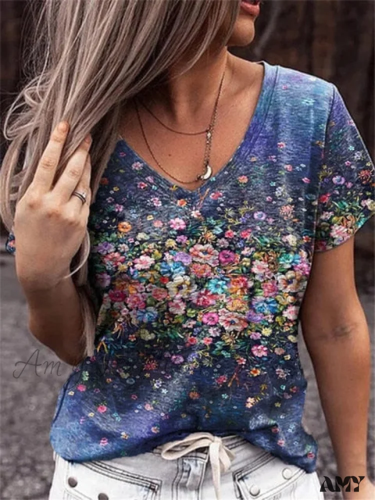 Amy Fashion - Casual Short Sleeve Women T-Shirts - Image 4