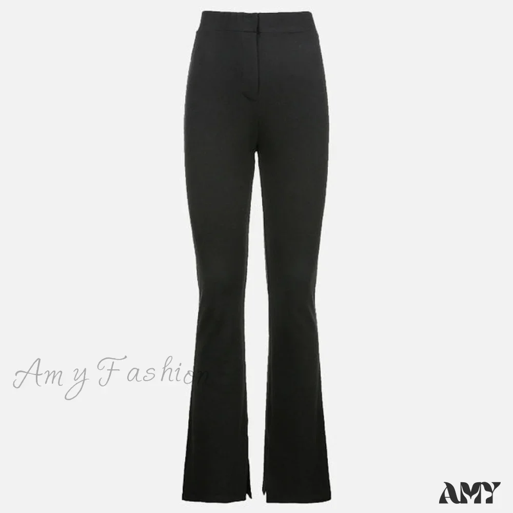 Amy Fashion - High Waist Sweatpants Sports Pants - Image 4