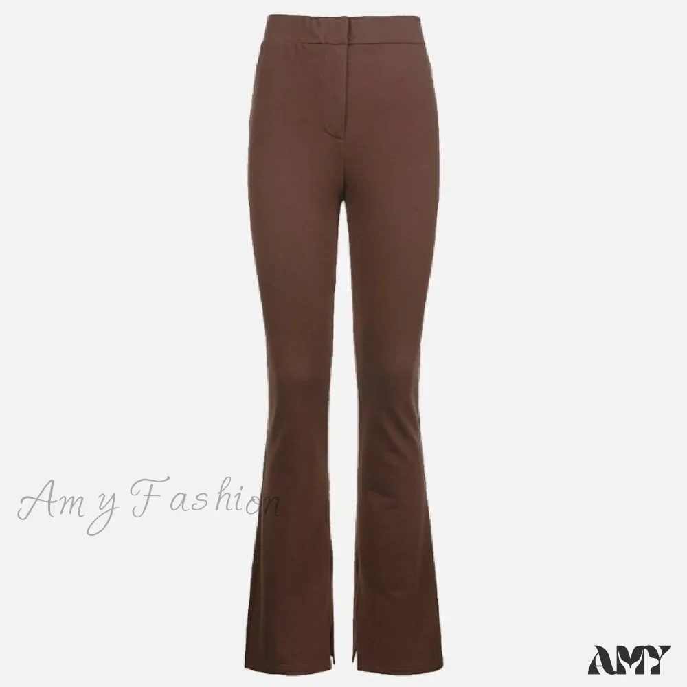 Amy Fashion - High Waist Sweatpants Sports Pants - Image 5